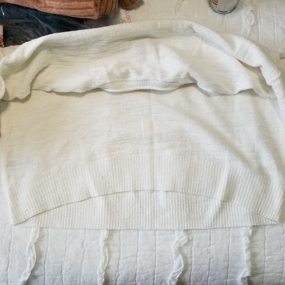 LOFT Space Dye High Low Hem Sweater S NWT - Picture 8 of 8